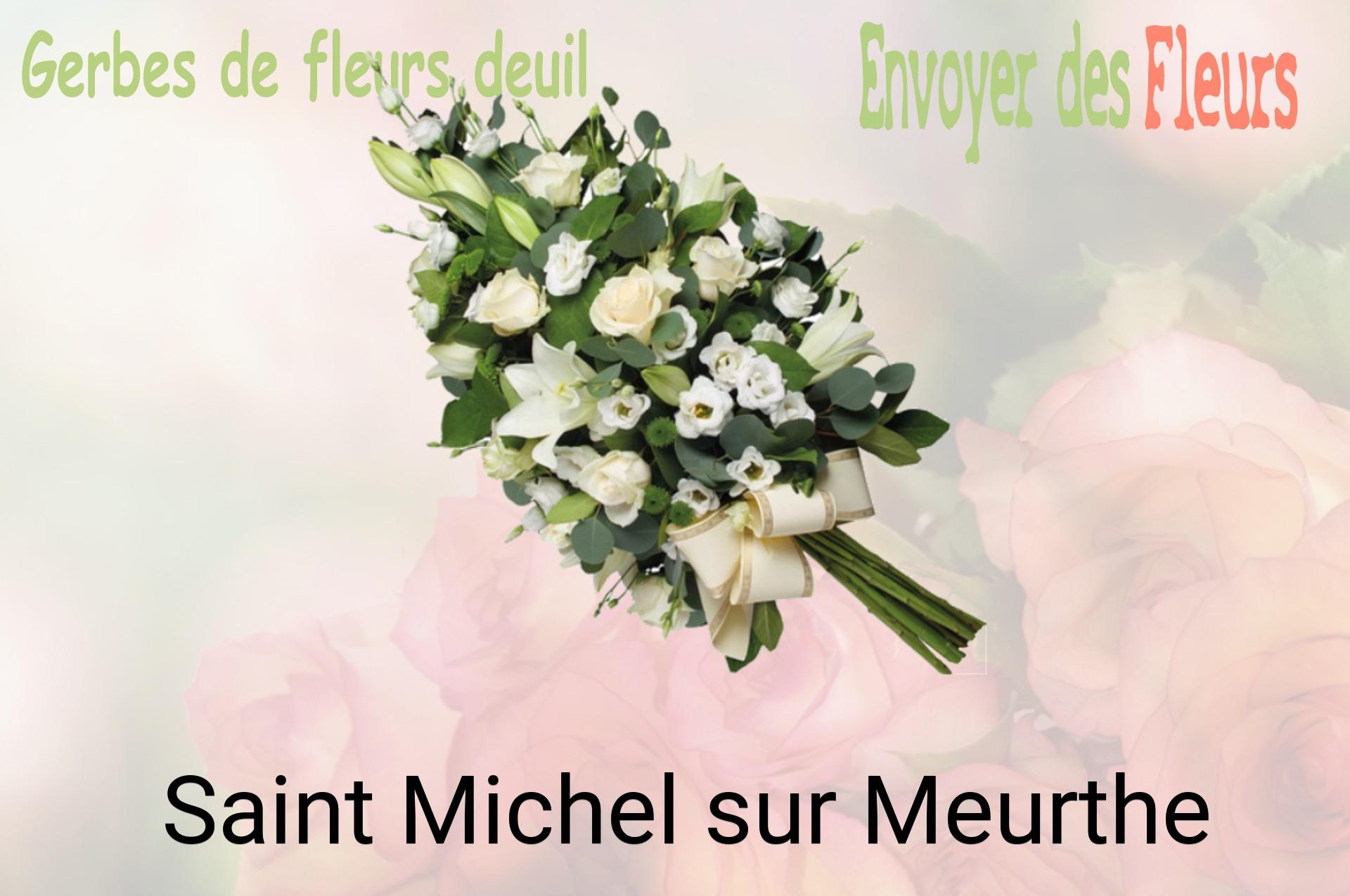 Gerbe de fleurs de deuil livrée à Saint-Michel-sur-Meurthe